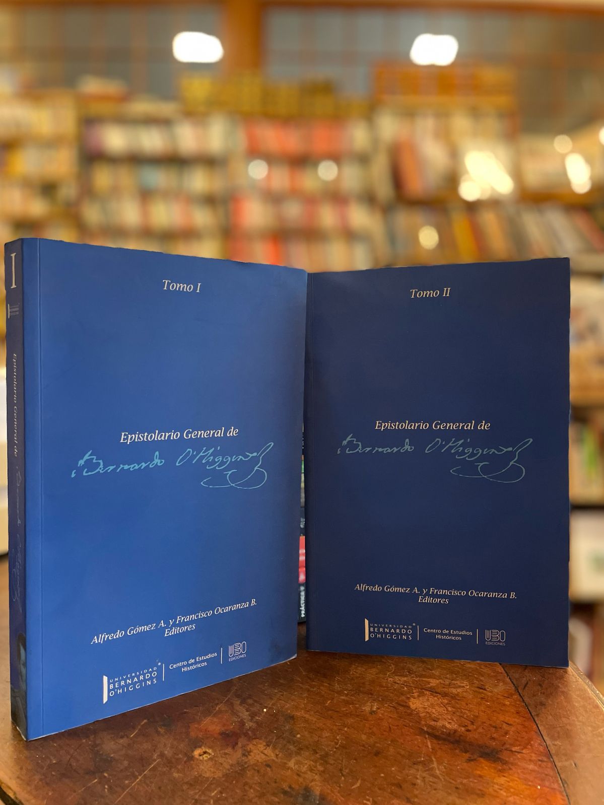 Epistolario Bernardo O´higgins Completo Tomo 1 y 2