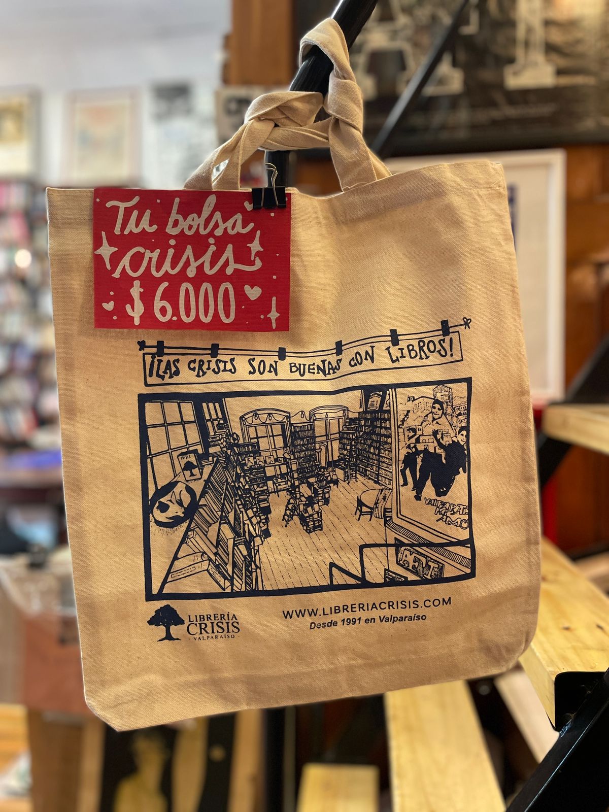 Bolsas Tote Bags Librería Crisis Oferta Aniversario