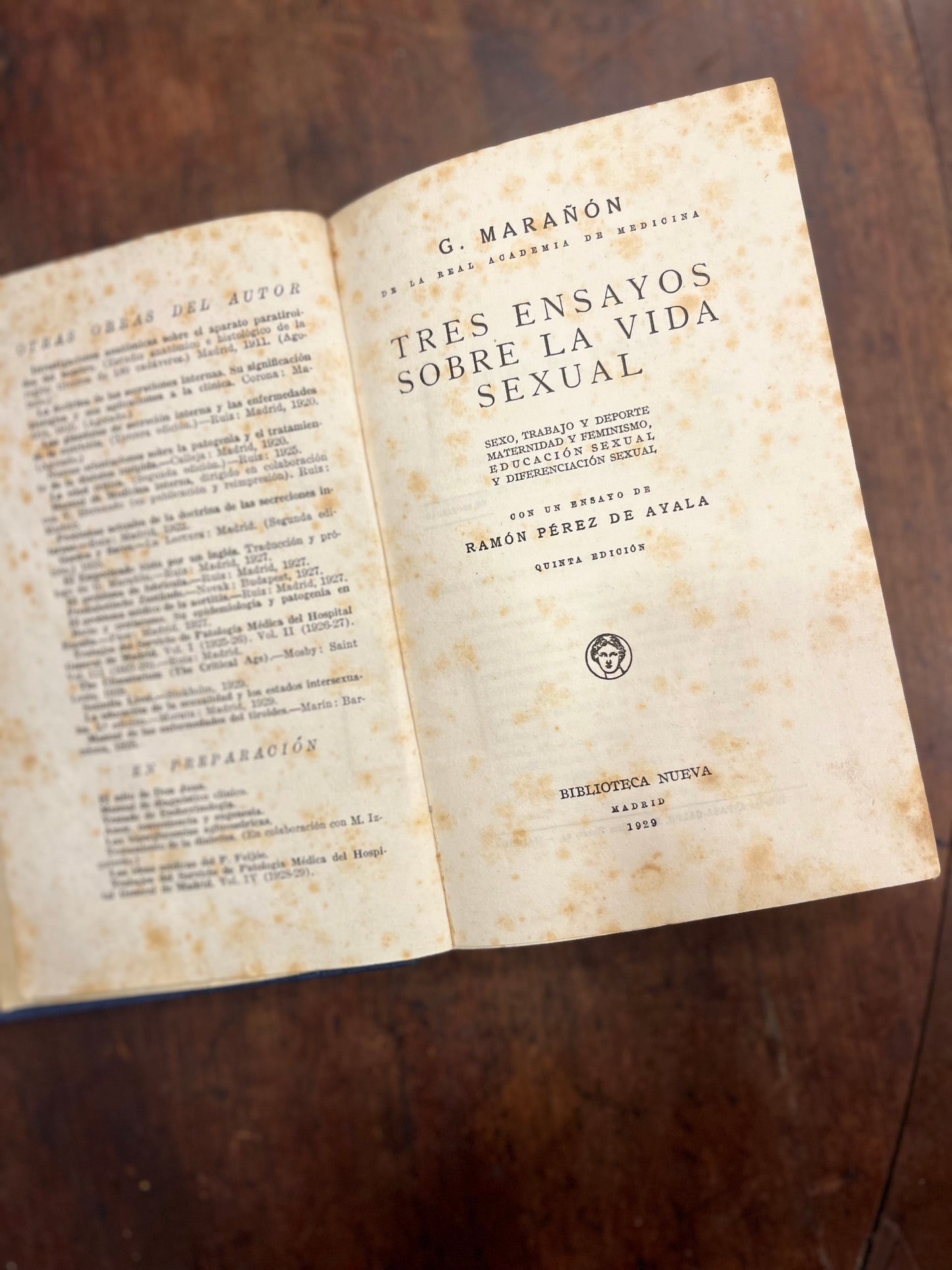 Tres ensayos sobre la vida sexual