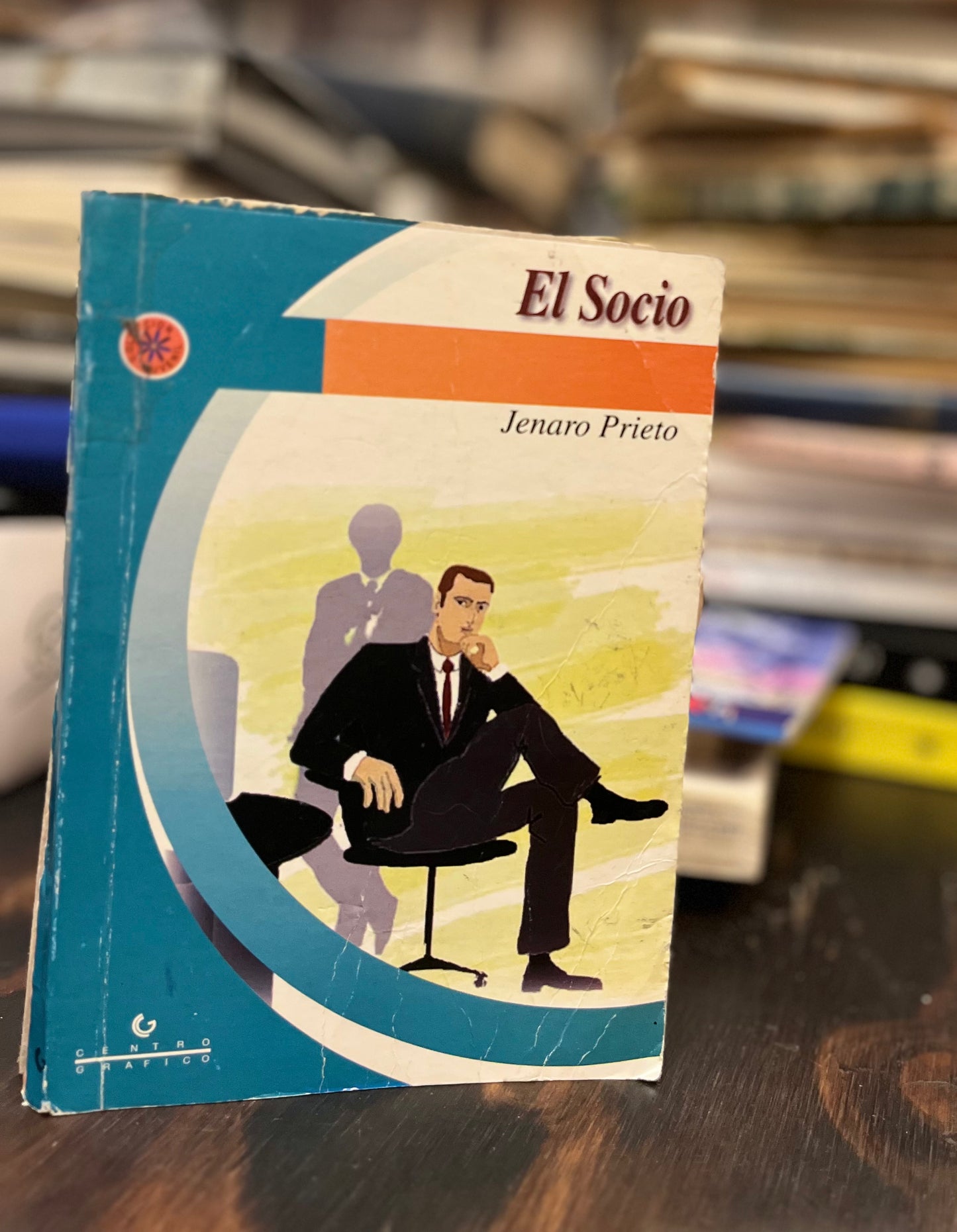 El socio. Libro rescatado del incendio