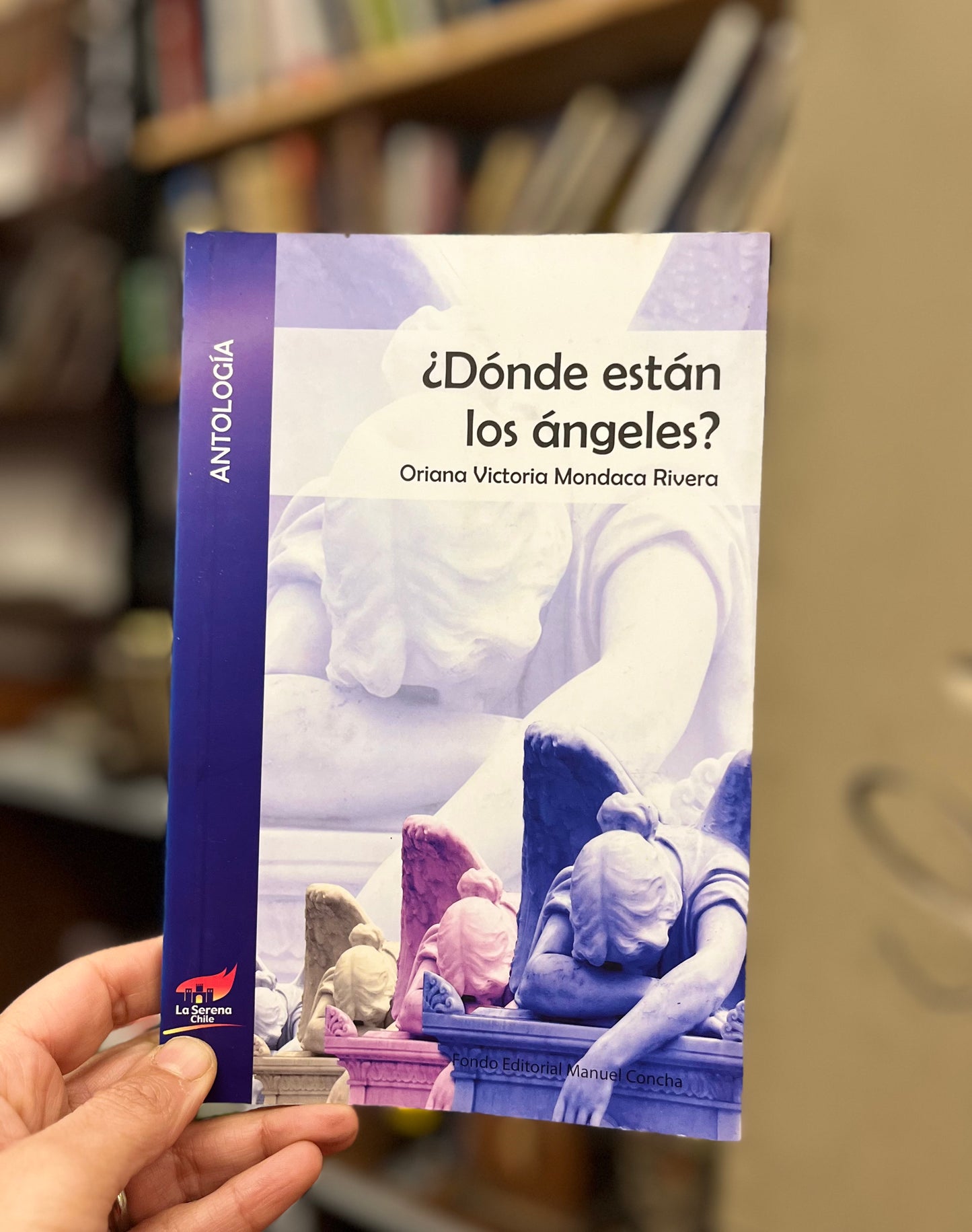 Dónde están los ángeles. Libro rescatado del incendio