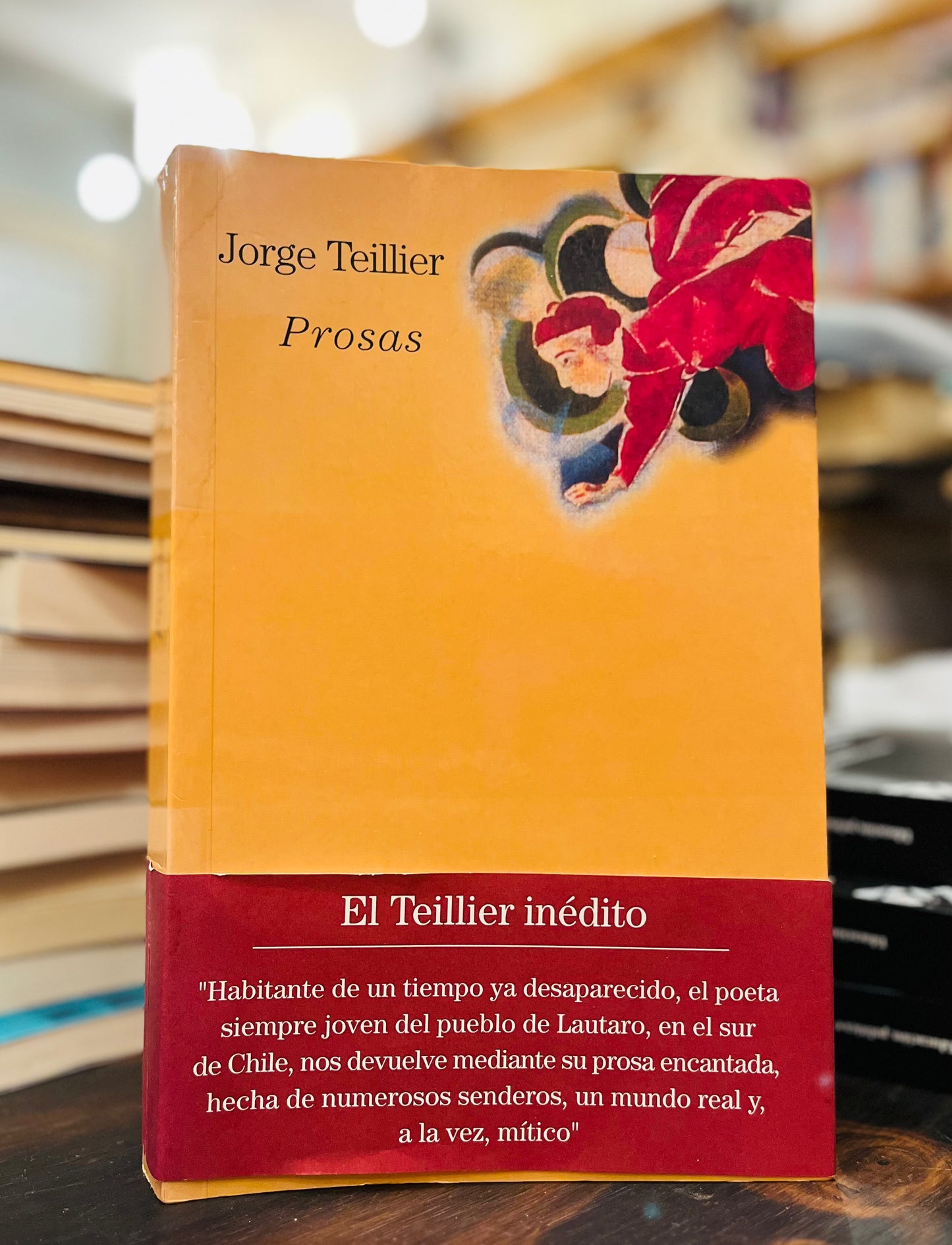 Prosas Jorge Teiller. Primera edición rescatado del incendio