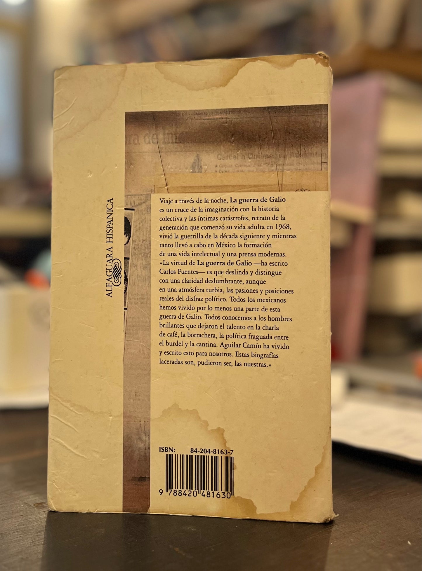 La Guerra de Galio. Libro rescatado del incendio