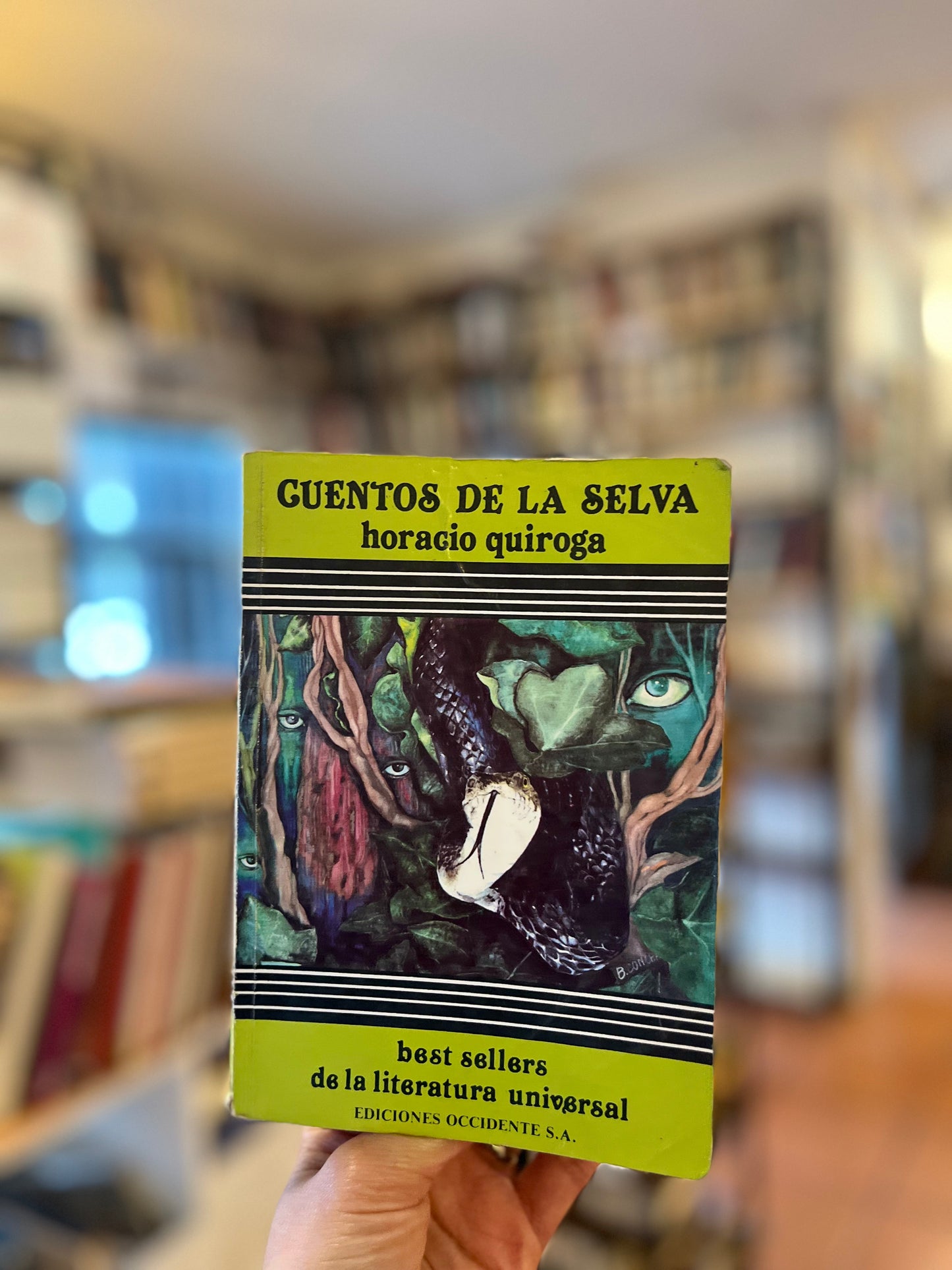Cuentos de la Selva. Libro rescatado del incendio
