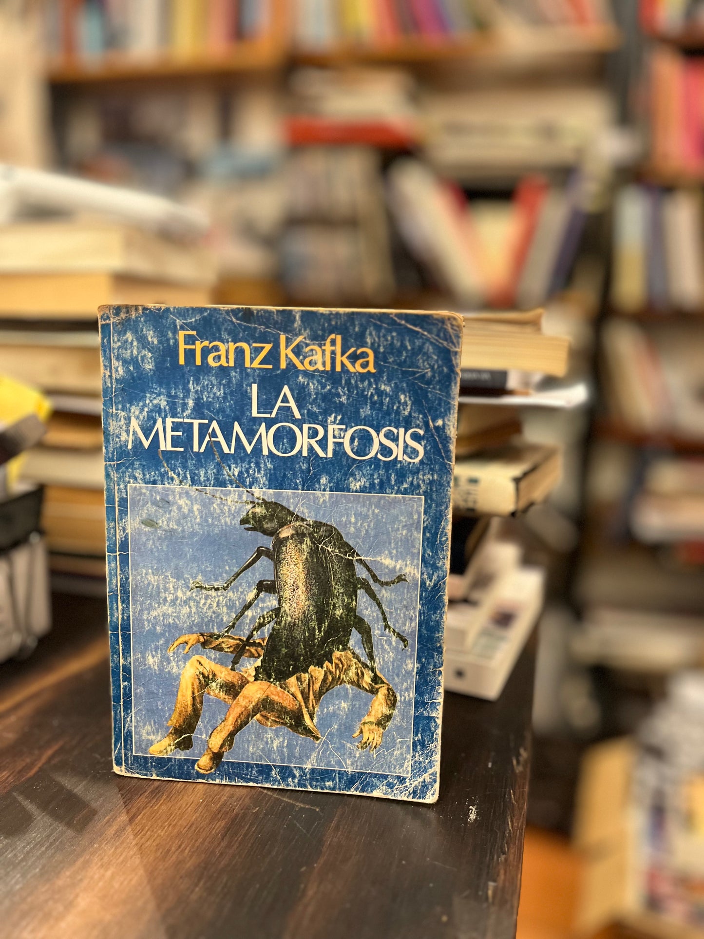 La metamorfosis. Libro rescatado del incendio