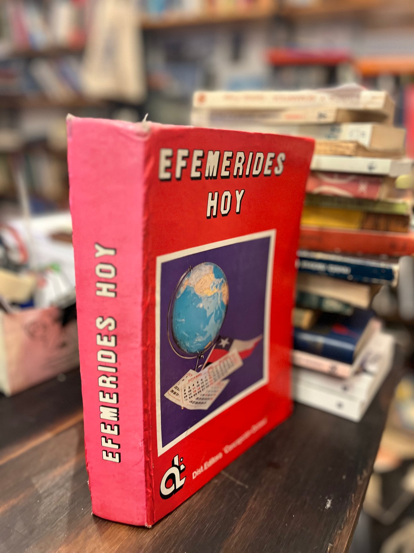 Efemérides Hoy. Libro rescatado del incendio