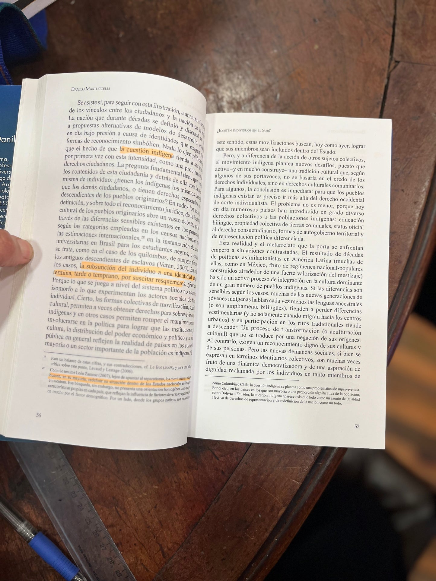 ¿Existen individuos en el sur?