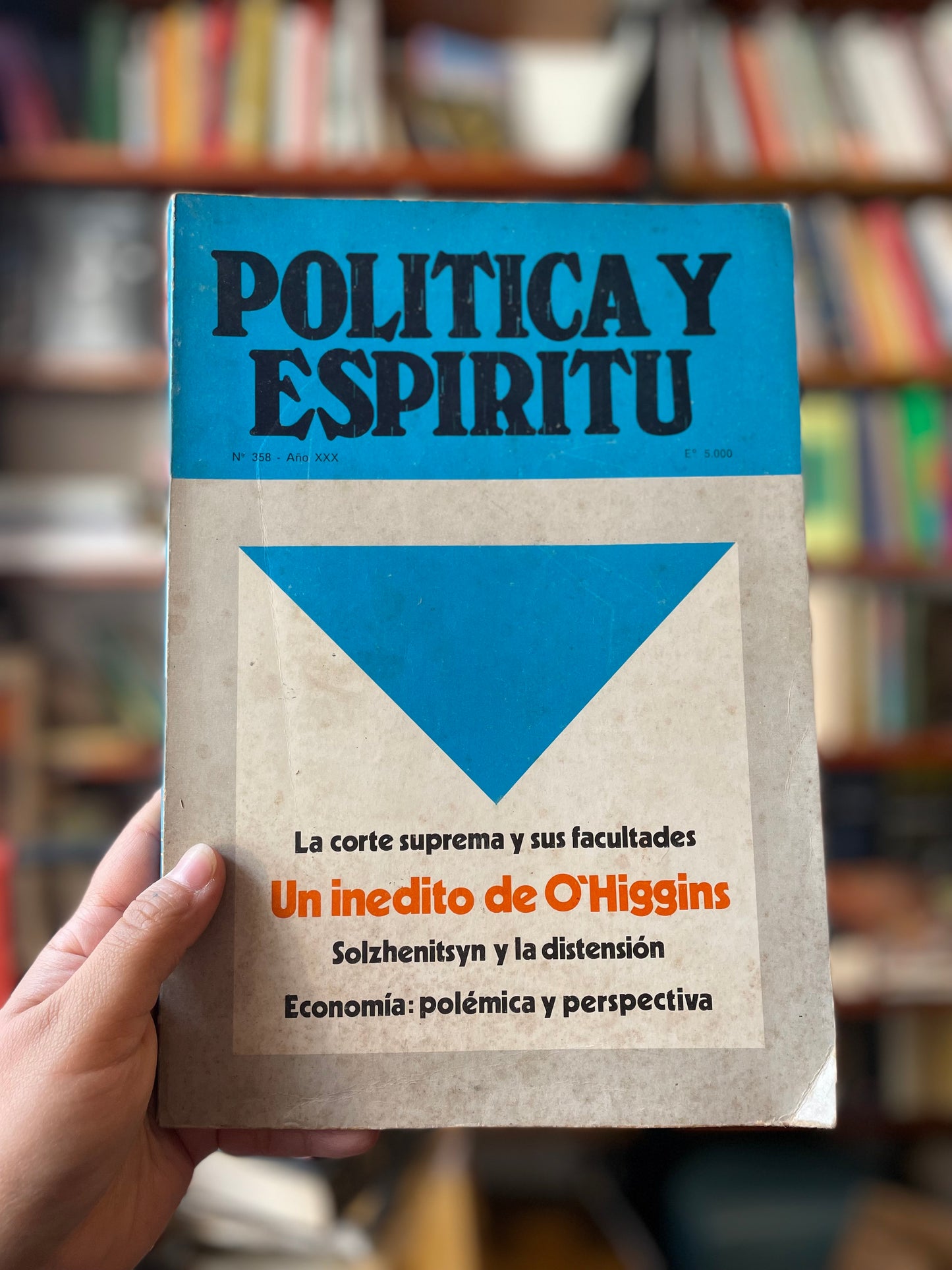 Política y espíritu. N° 358 Año XXX