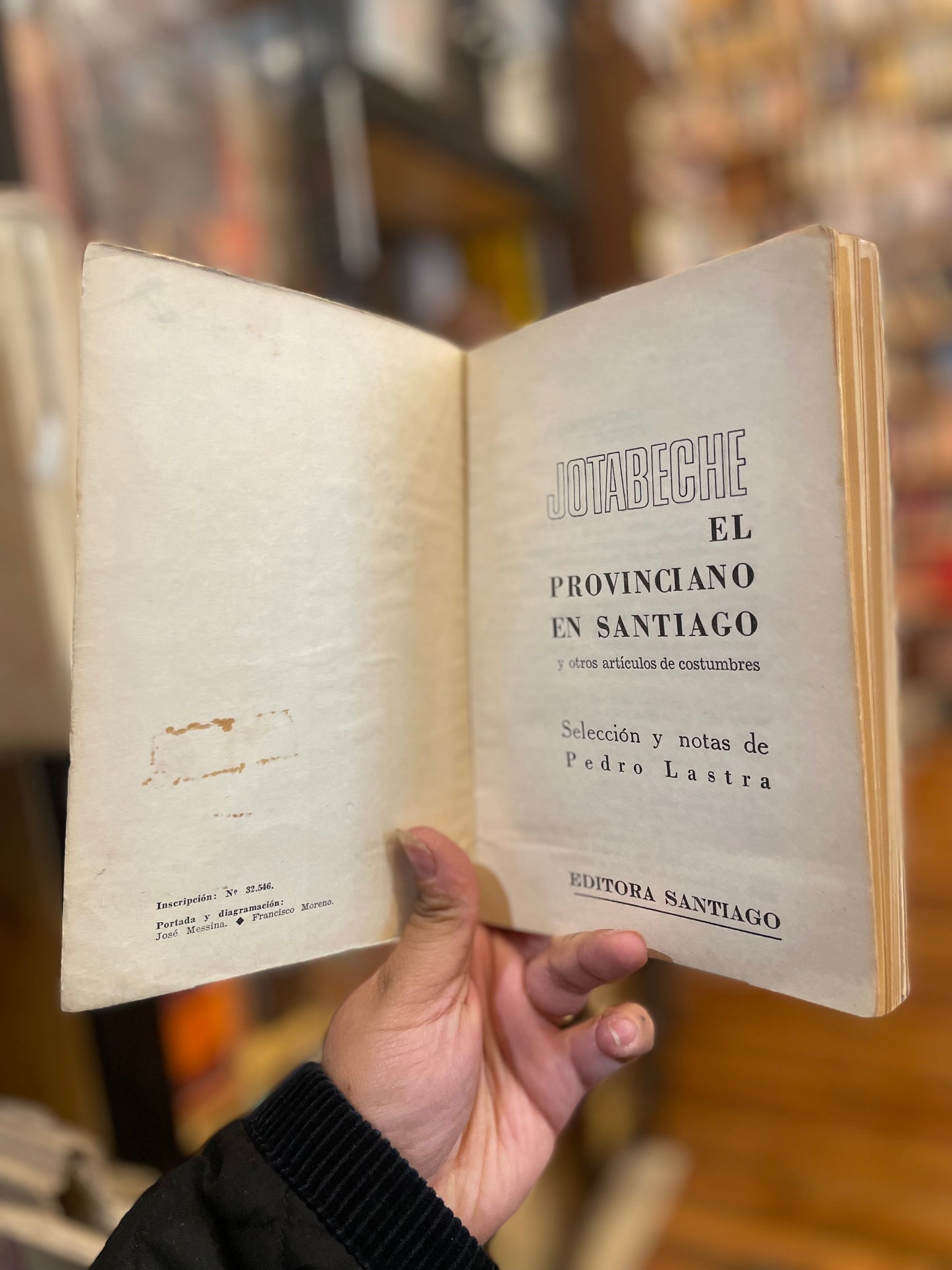 Jotabeche. El provinciano en Santiago y otros artículos de costumbre