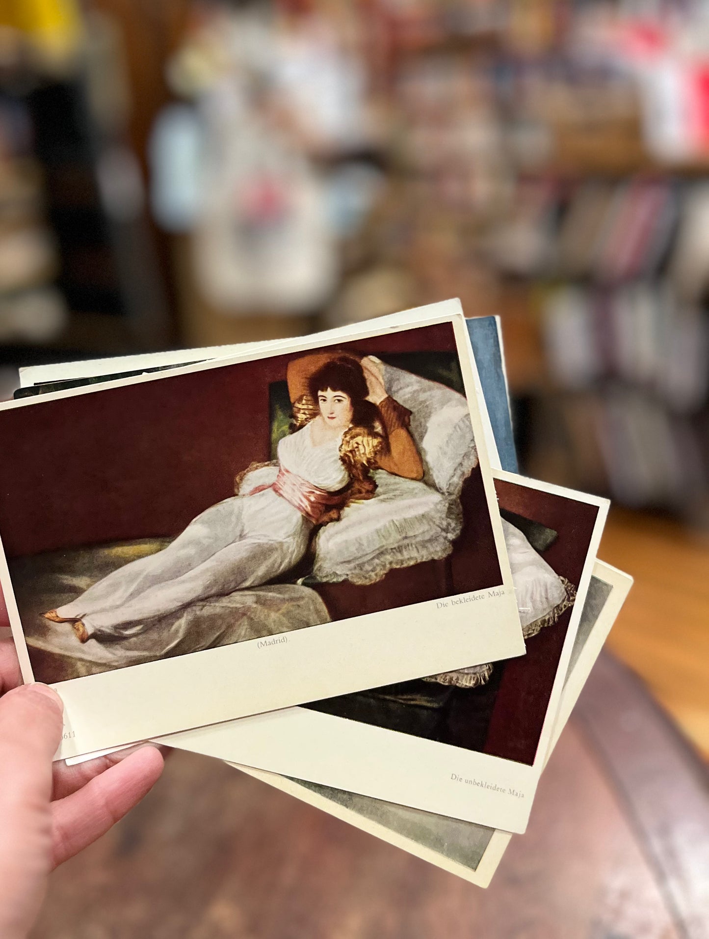 Goya Carpeta de postcards.