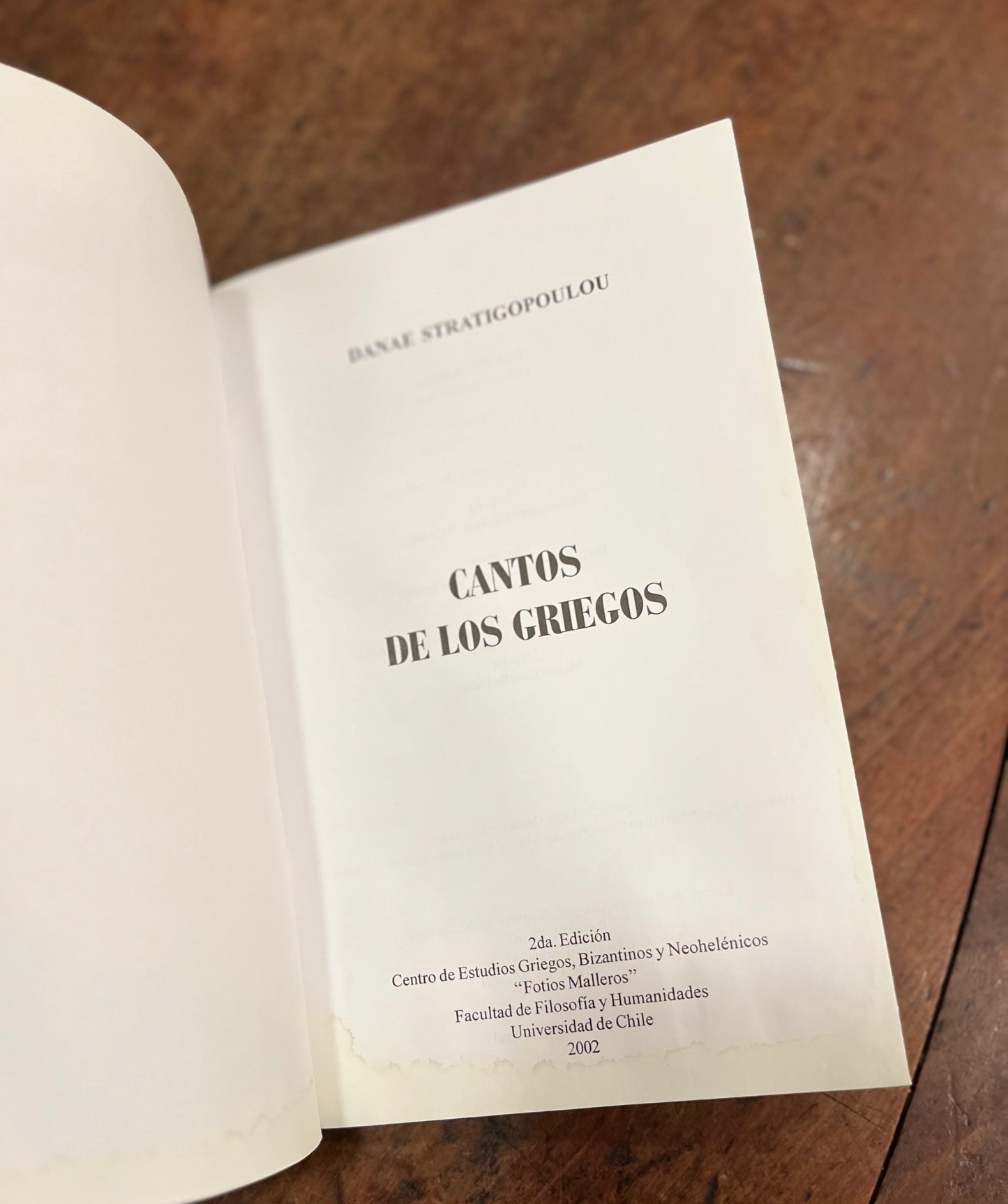 Canto de los griegos