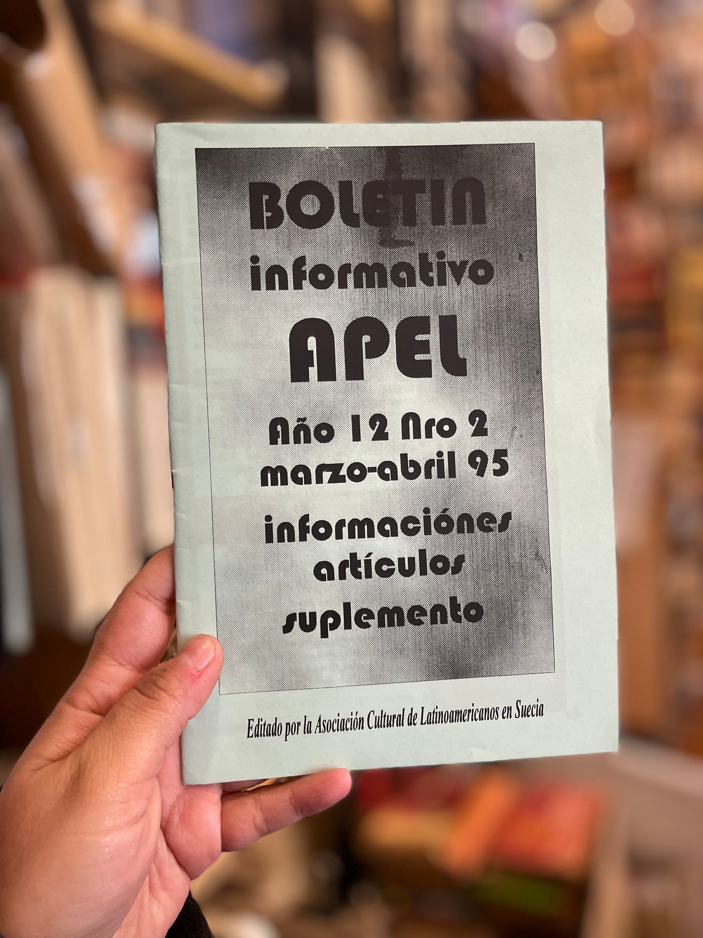 APEL año 12 N°2. Revista informativa realizada por chilenos en el exilio