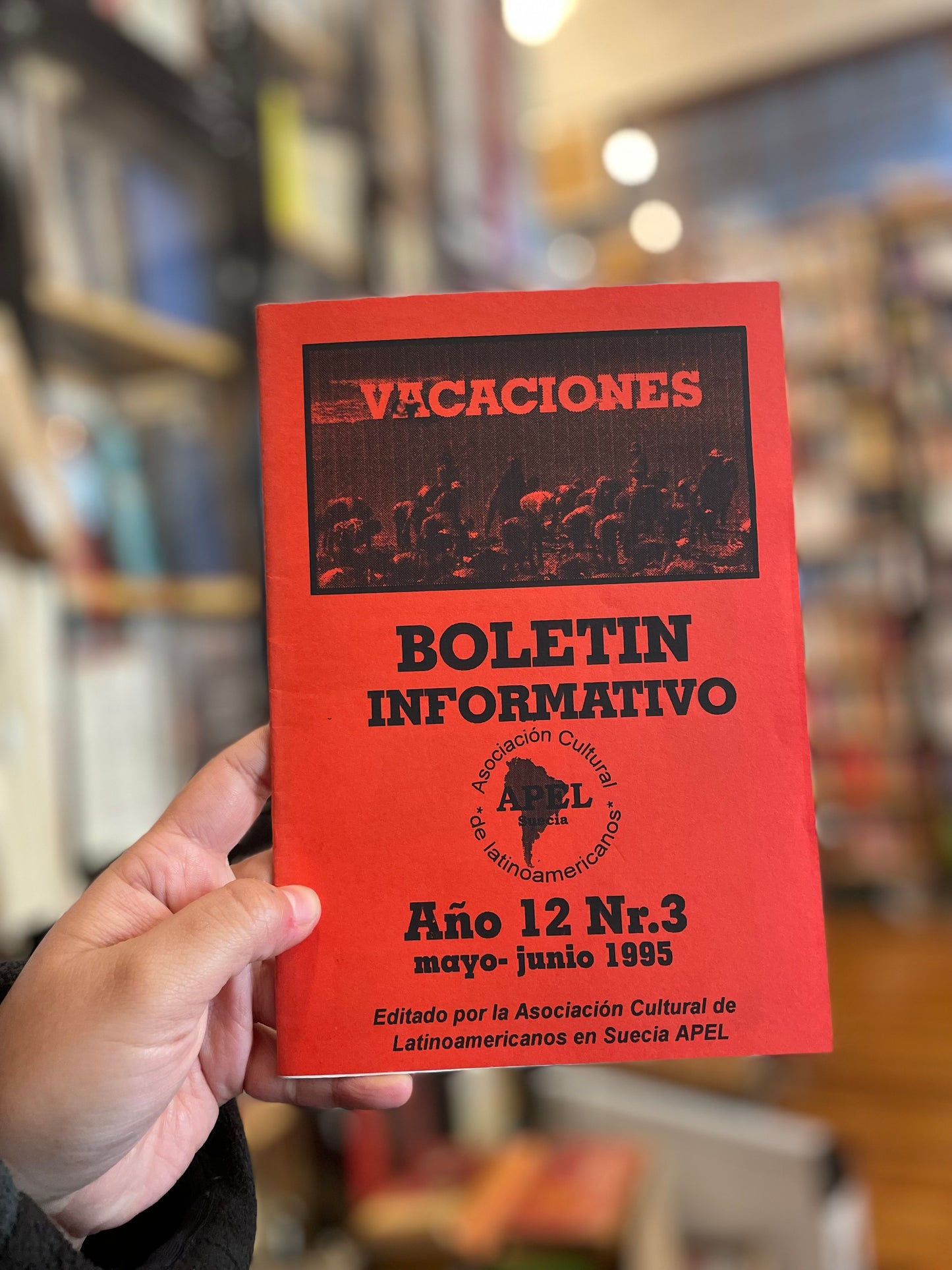 APEL año 12 N°3. Revista informativa realizada por chilenos en el exilio