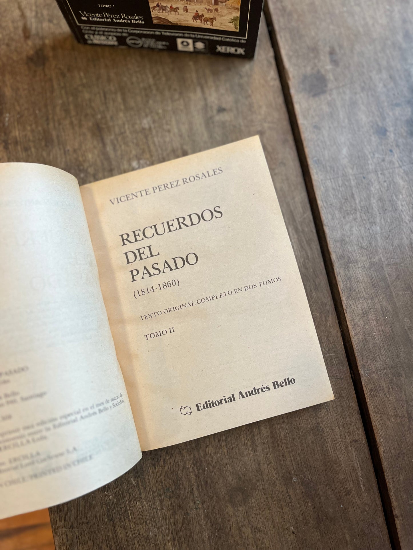 Recuerdos del pasado 2 tomos Colección 50 años Ercilla