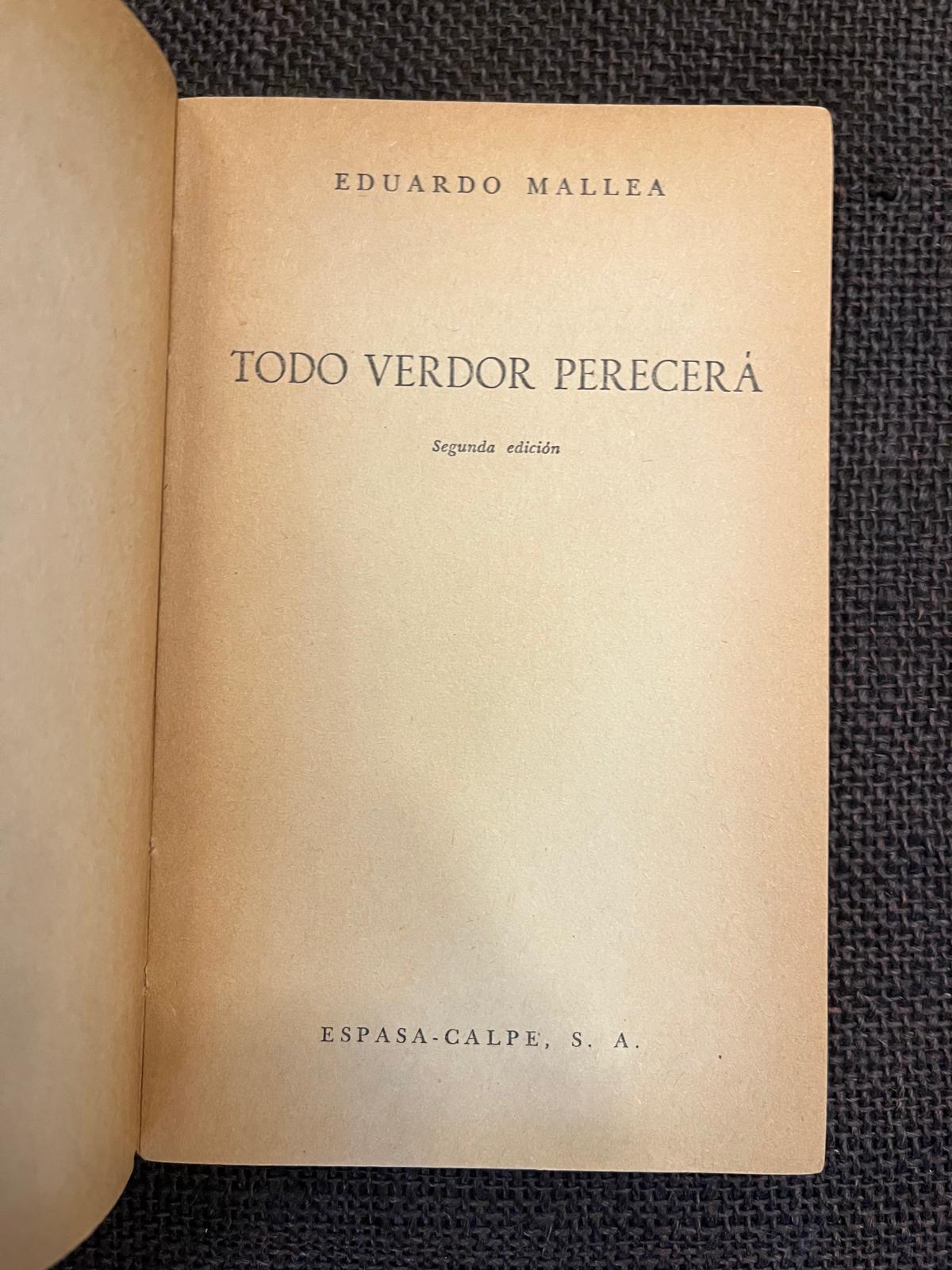 Todo verdor perecera