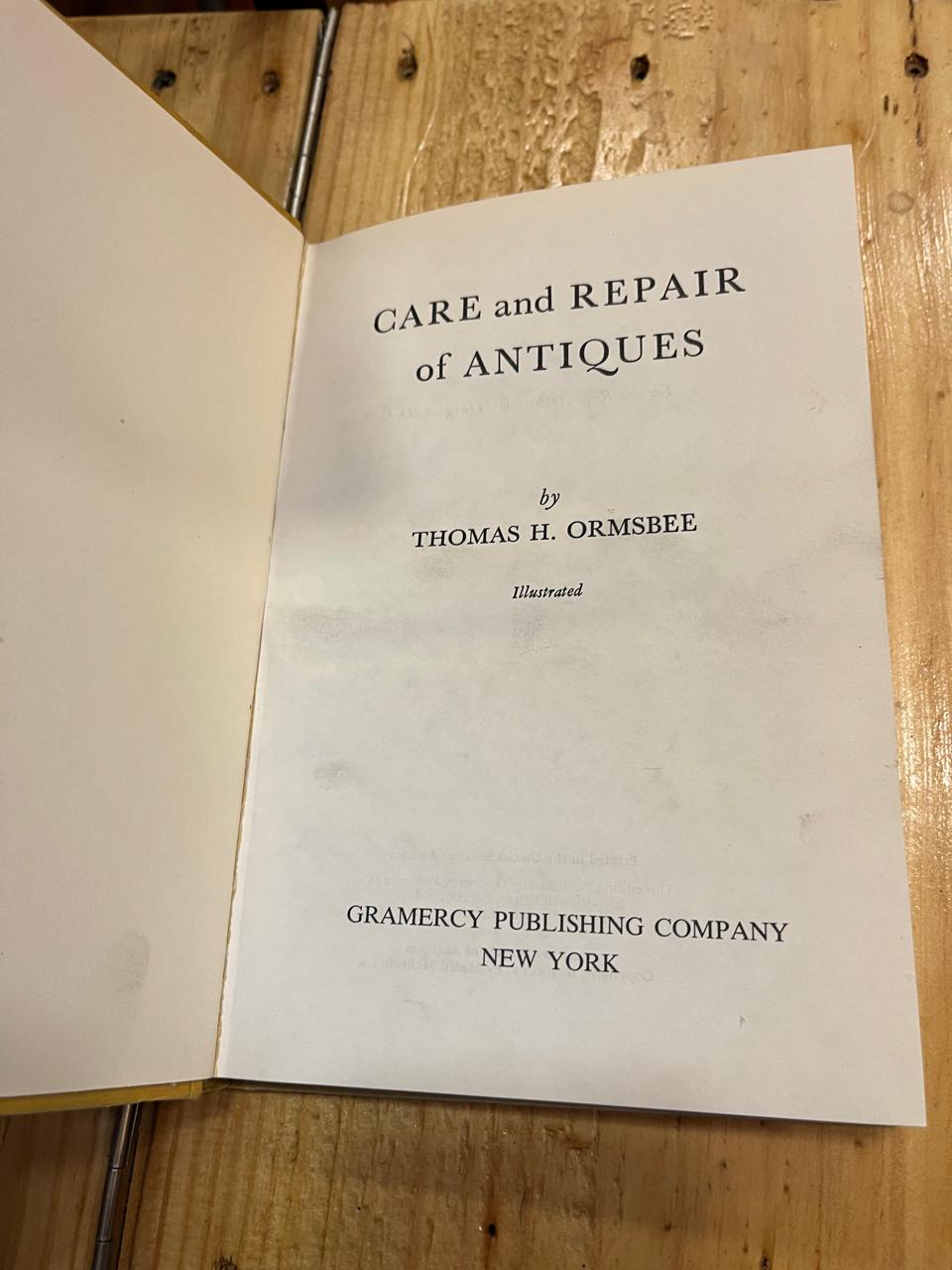 Care and repair of antiques
