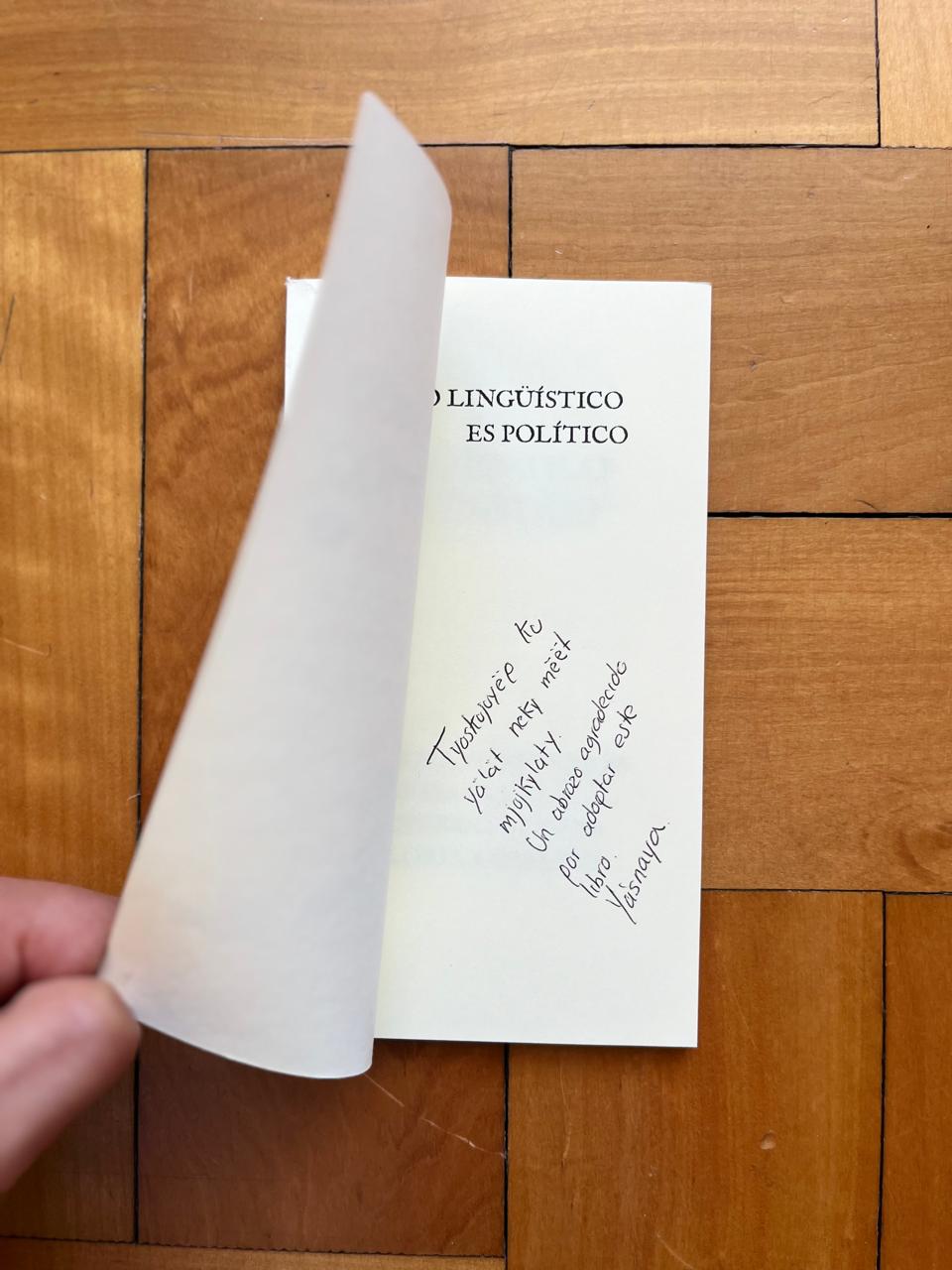 Lo lingüístico es político