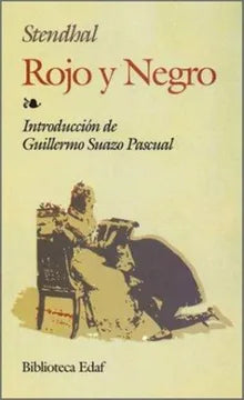 Rojo y negro. Libro rescatado del incendio