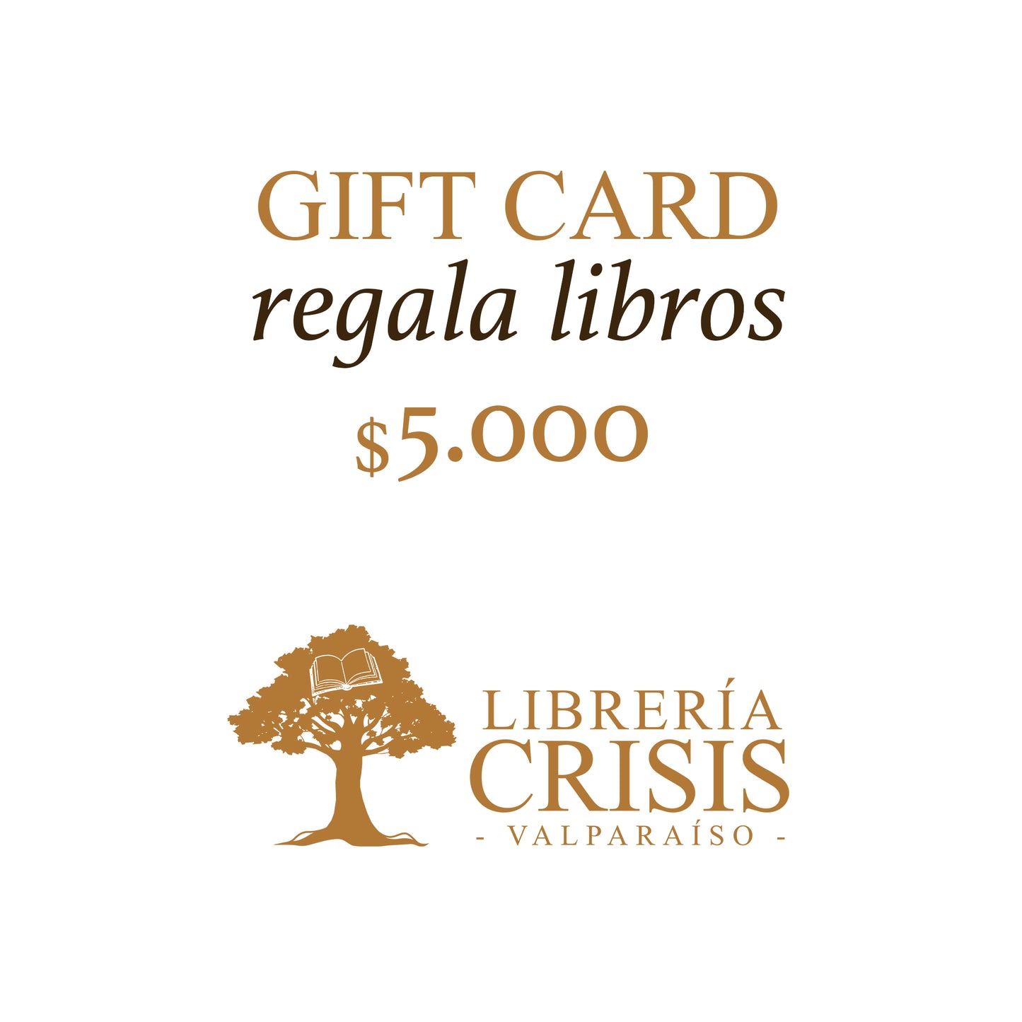 Gift card Tarjeta de regalo 5.000 pesos