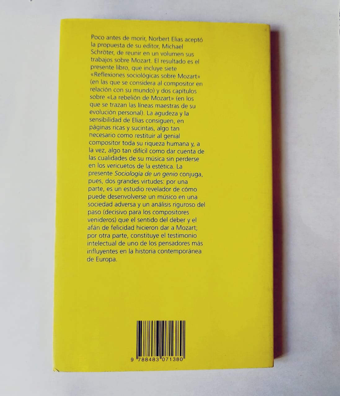 Mozart. Sociología de un genio