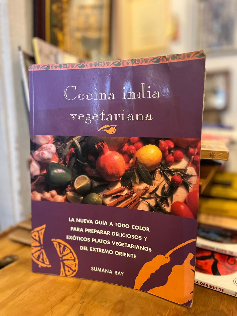 Cocina india vegetariana.