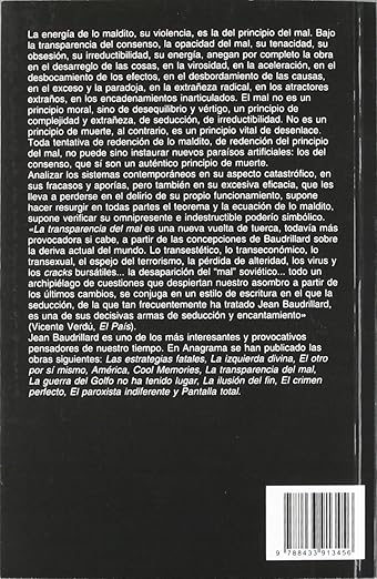 La transparencia del mal