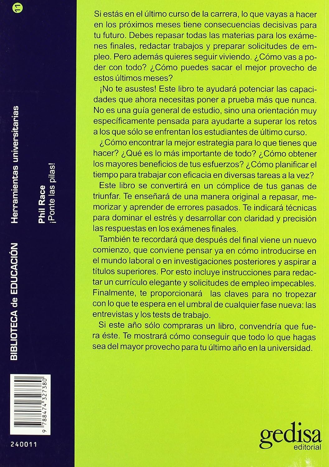 Ponte las pilas! Libro rescatado del incendio