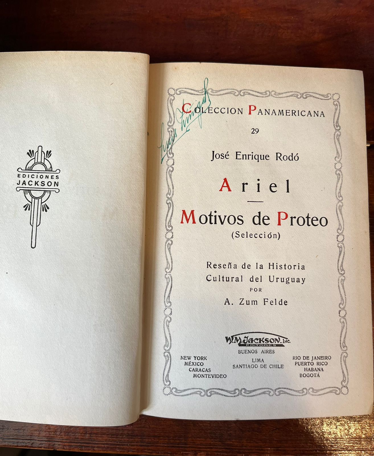 Ariel. Motivos de proteo