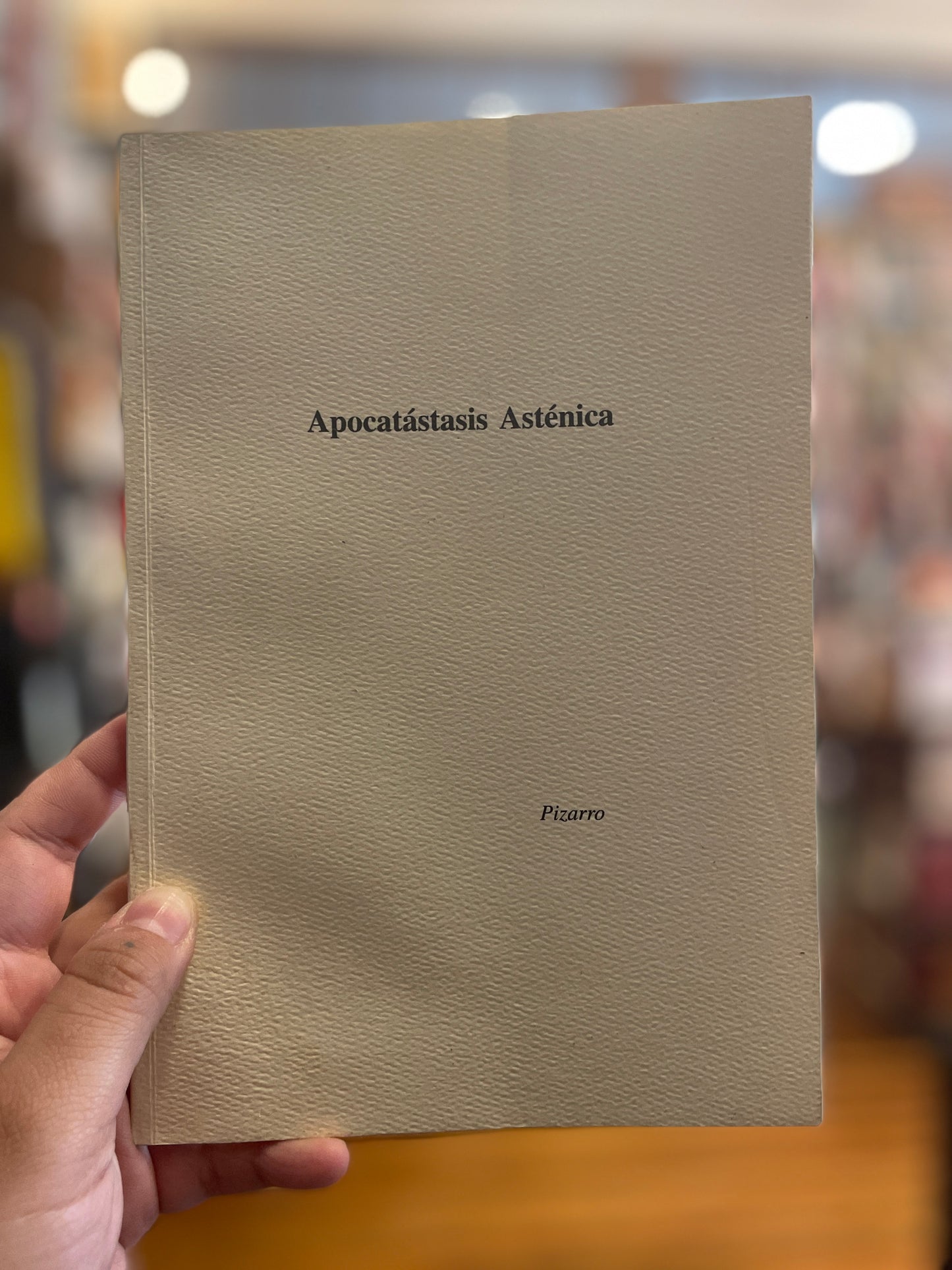 Apocatástasis Asténica