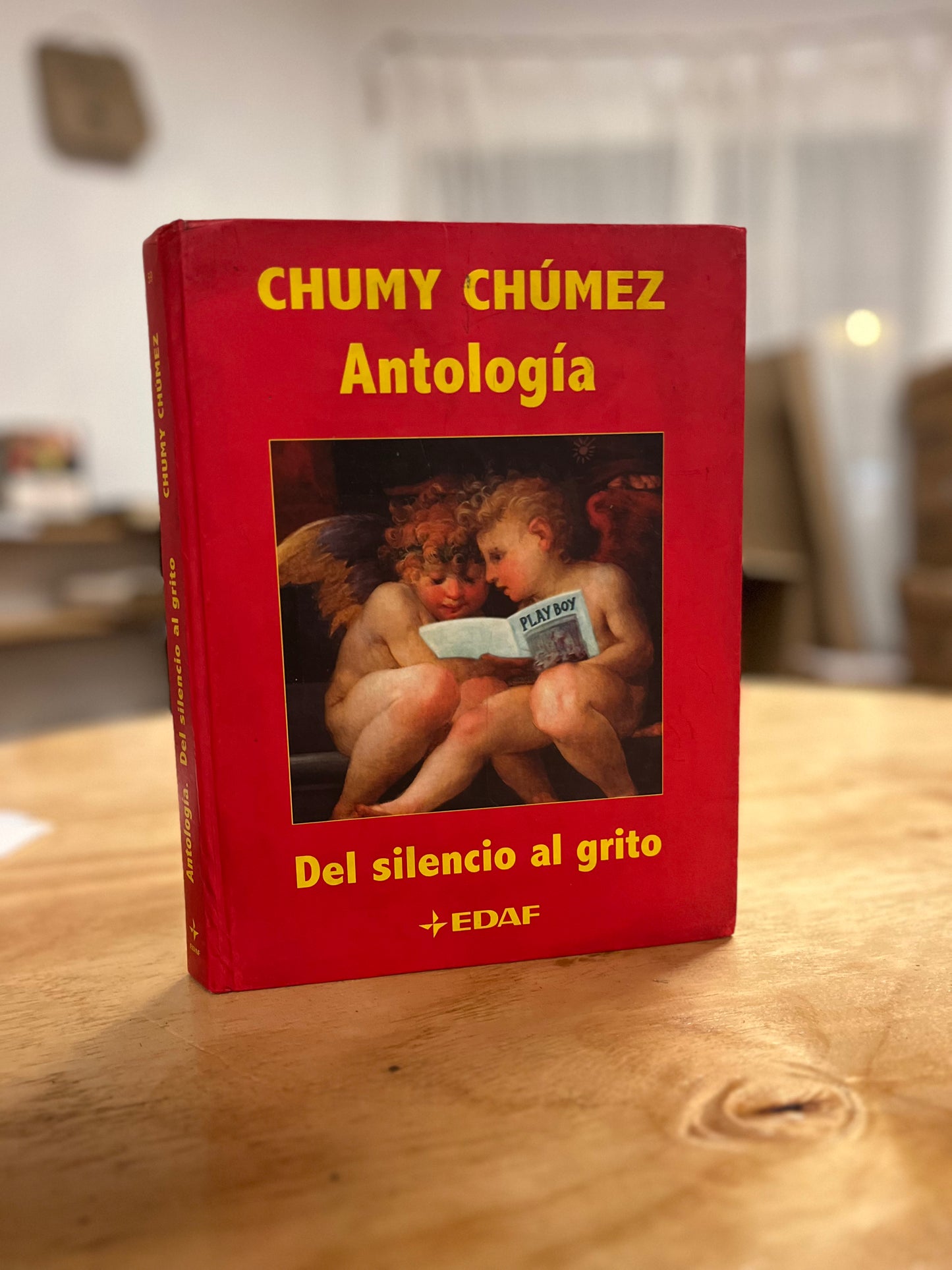 Del silencio al grito. Chumy chumez. Antología. Libro salvado del incendio