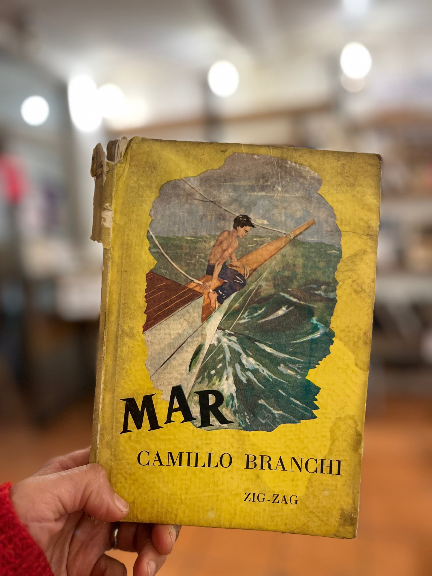 Mar. Ilustrado por Sally Marshall. Libro rescatado del incendio