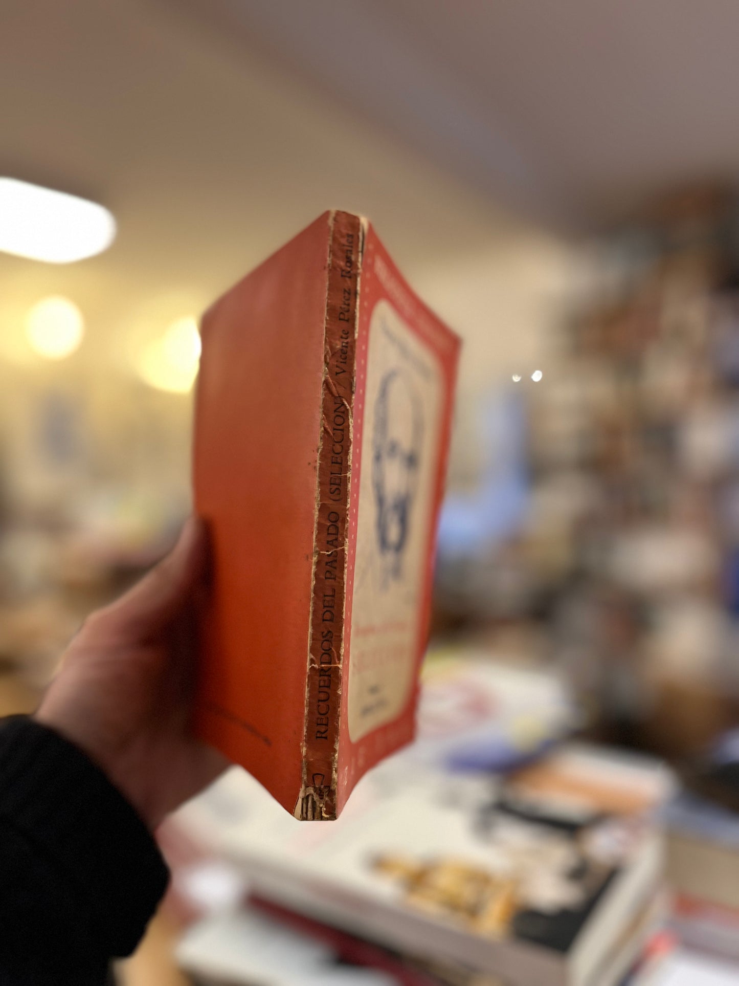 Recuerdos del pasado. Libro rescatado del incendio