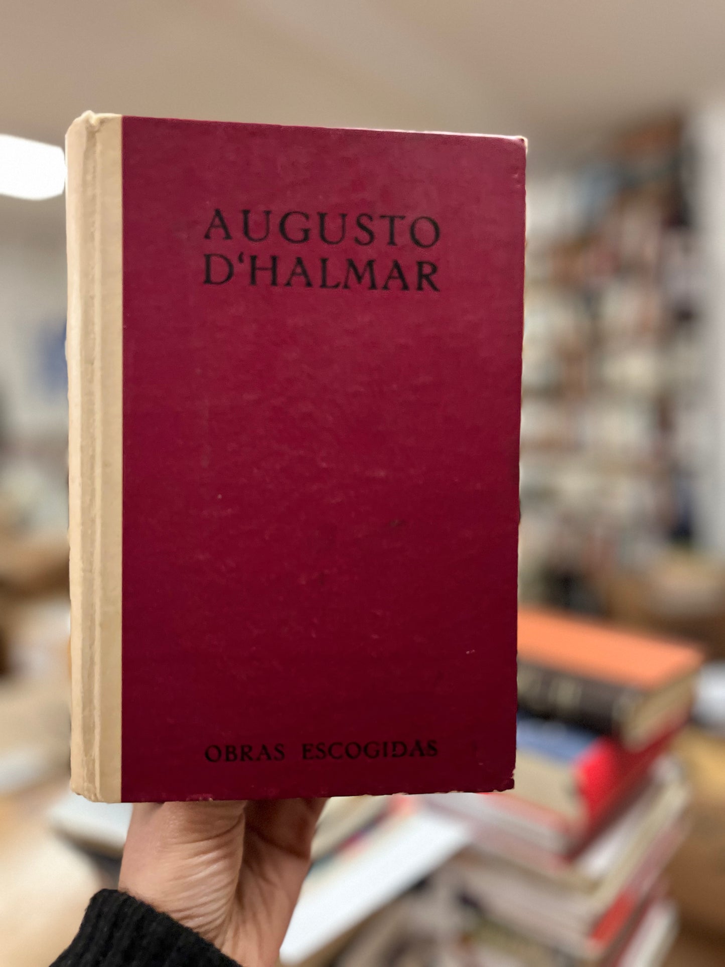 Obras escogidas. Libro rescatado del incendio