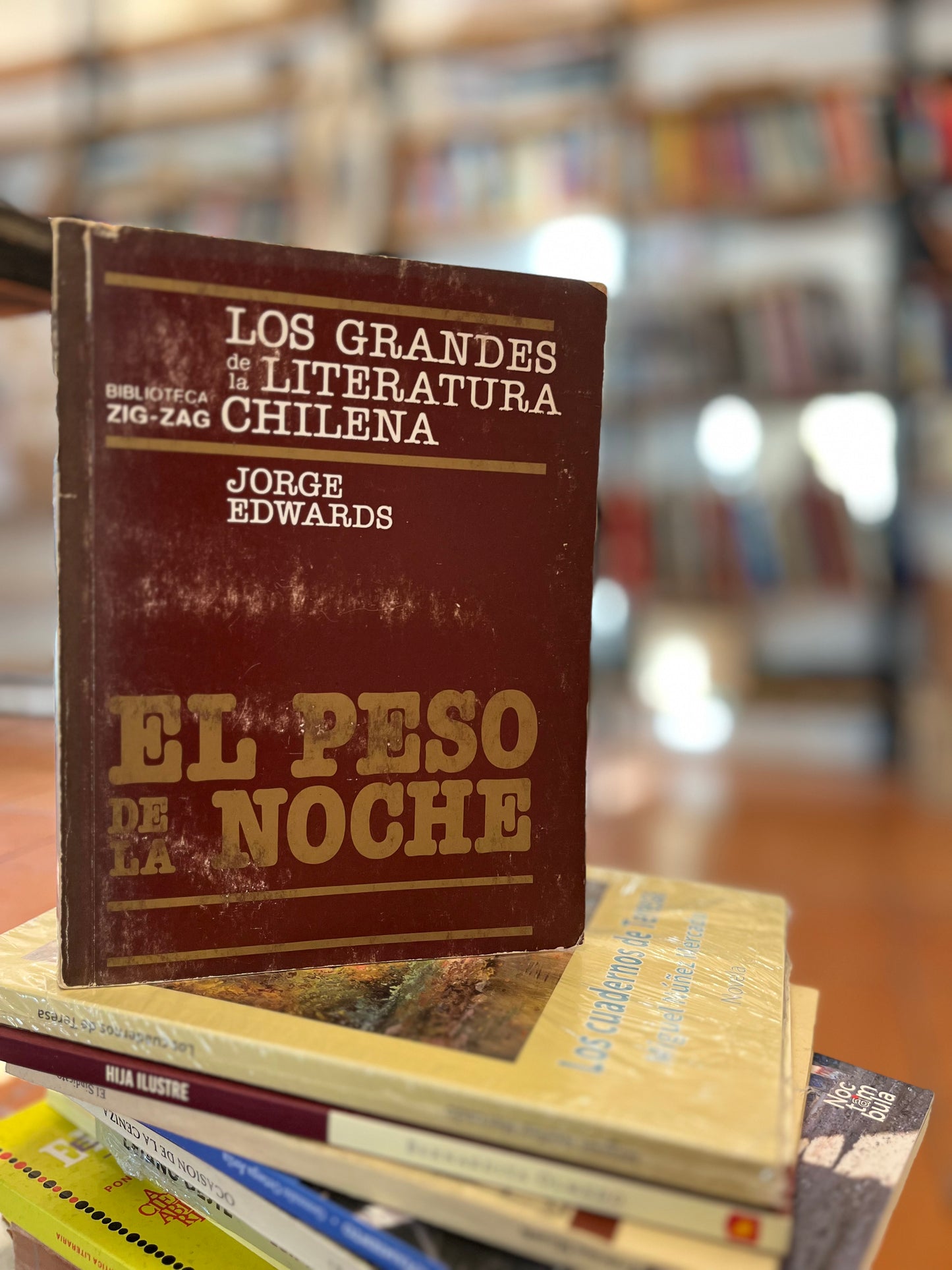 El peso de la noche. Libro rescatado del incendio