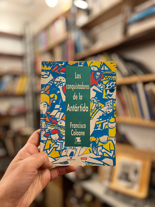 Los conquistadores de la Antartida. Libro rescatado del incendio