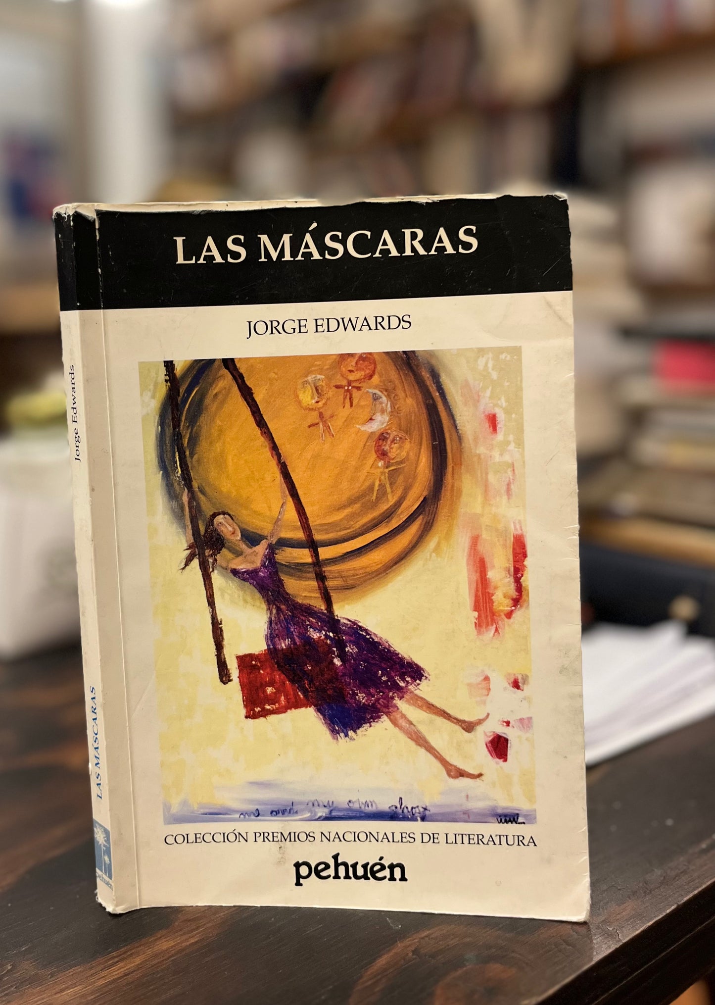 Las máscaras. Libro rescatado del incendio