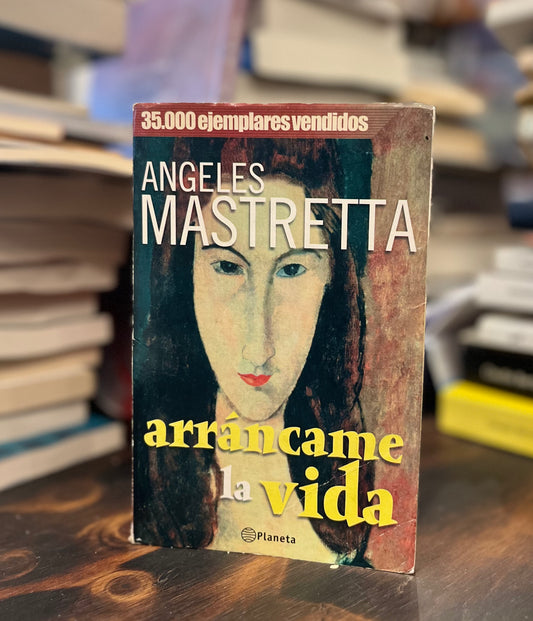 Arrancáme la vida. Libro rescatado del incendio