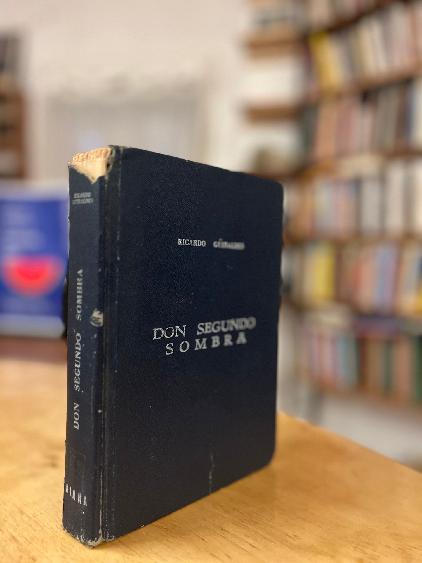 Don Segundo de Sombra. Libro rescatado del incendio