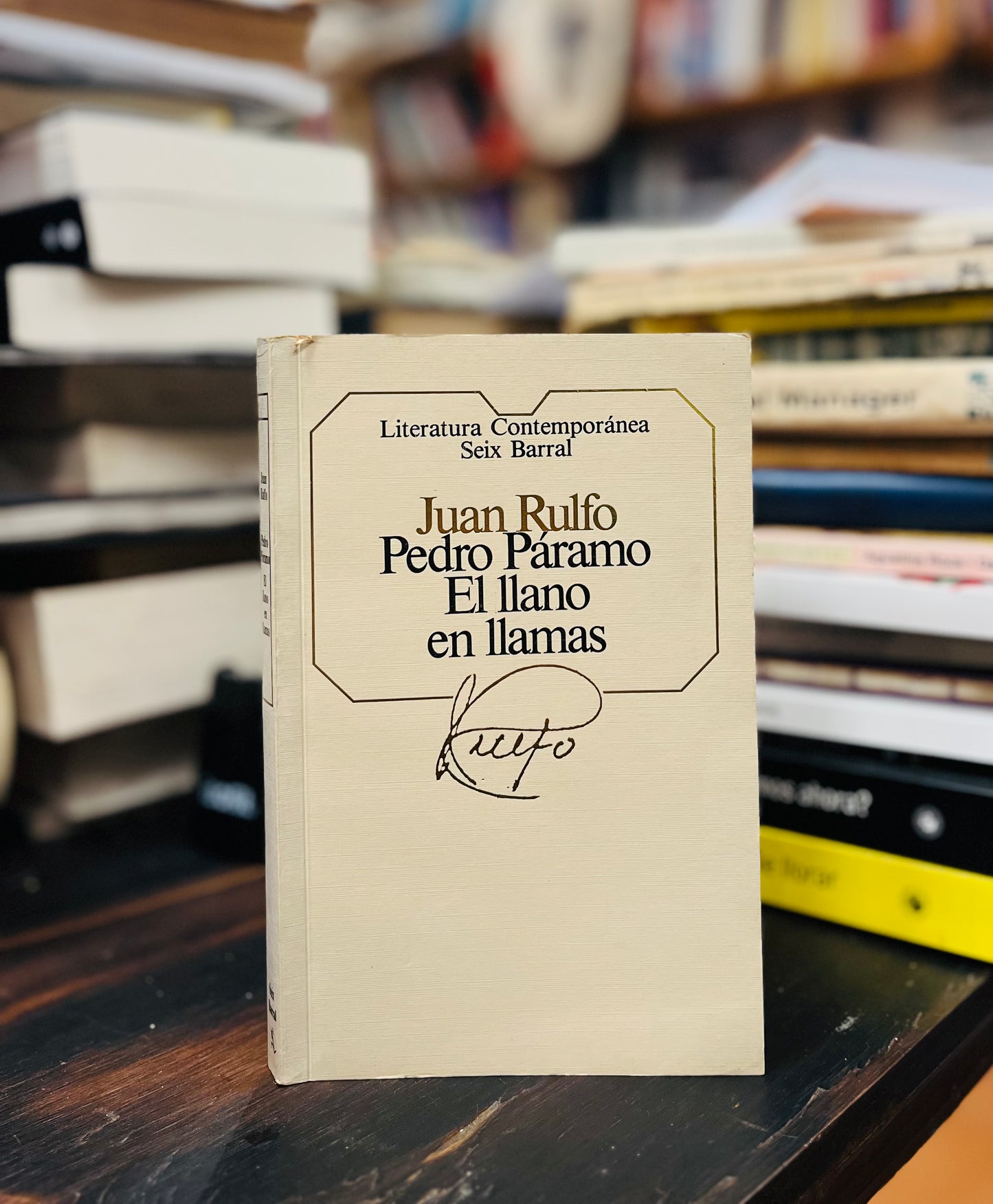 Pedro Páramo. El llano en llamas. Libro rescatado del incendio