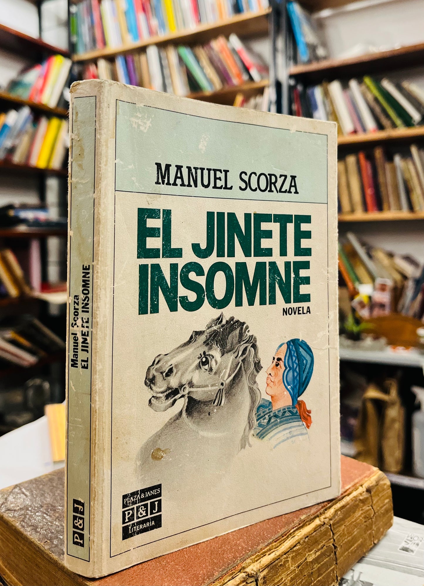 El Jinete Insomne. Libro rescatado del incendio