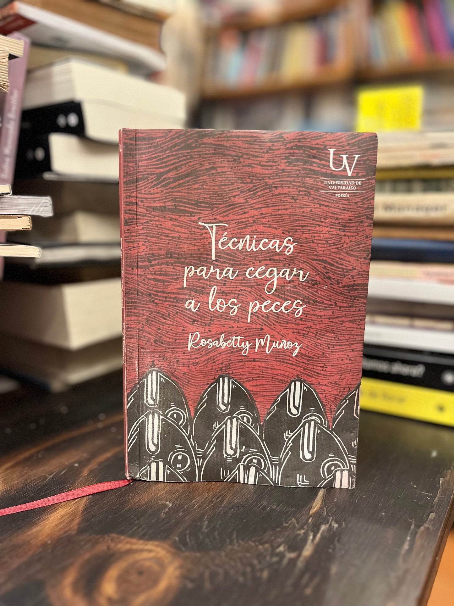 Técnicas para cegar a los peces. Libro rescatado del incendio