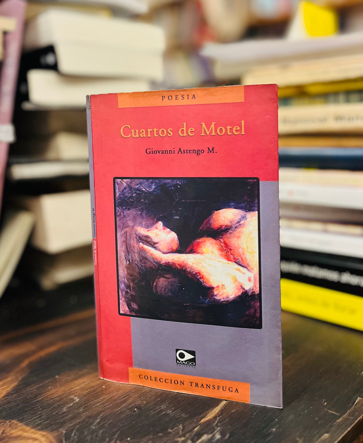 Cuartos de Motel. Libro rescatado del incendio