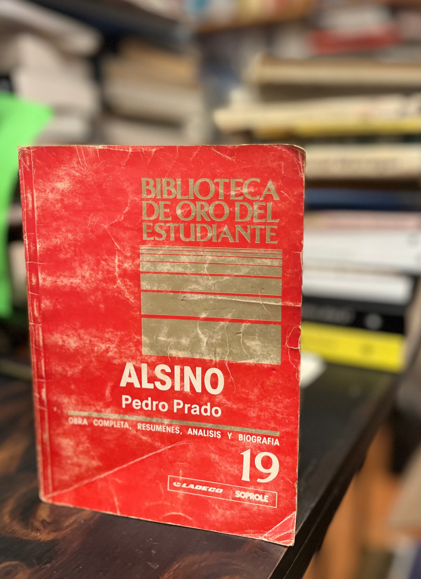 Alsino. Libro rescatado del incendio