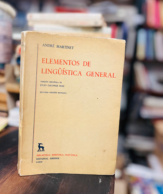 Elementos de Lingüística general