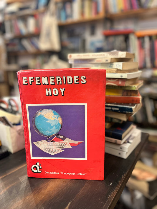 Efemérides Hoy. Libro rescatado del incendio