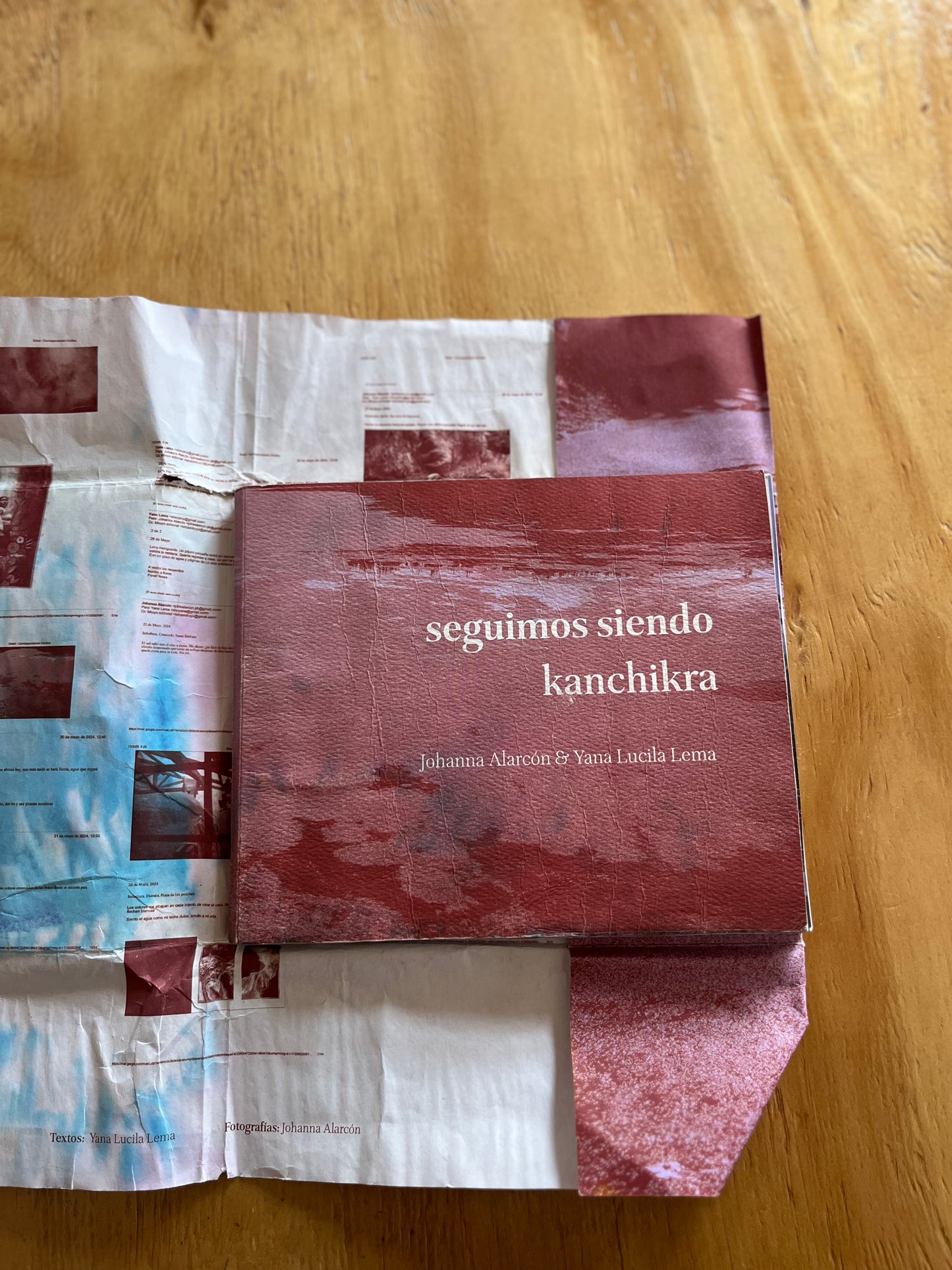 Seguimos siendo Kanchikra. Libro rescatado del incendio