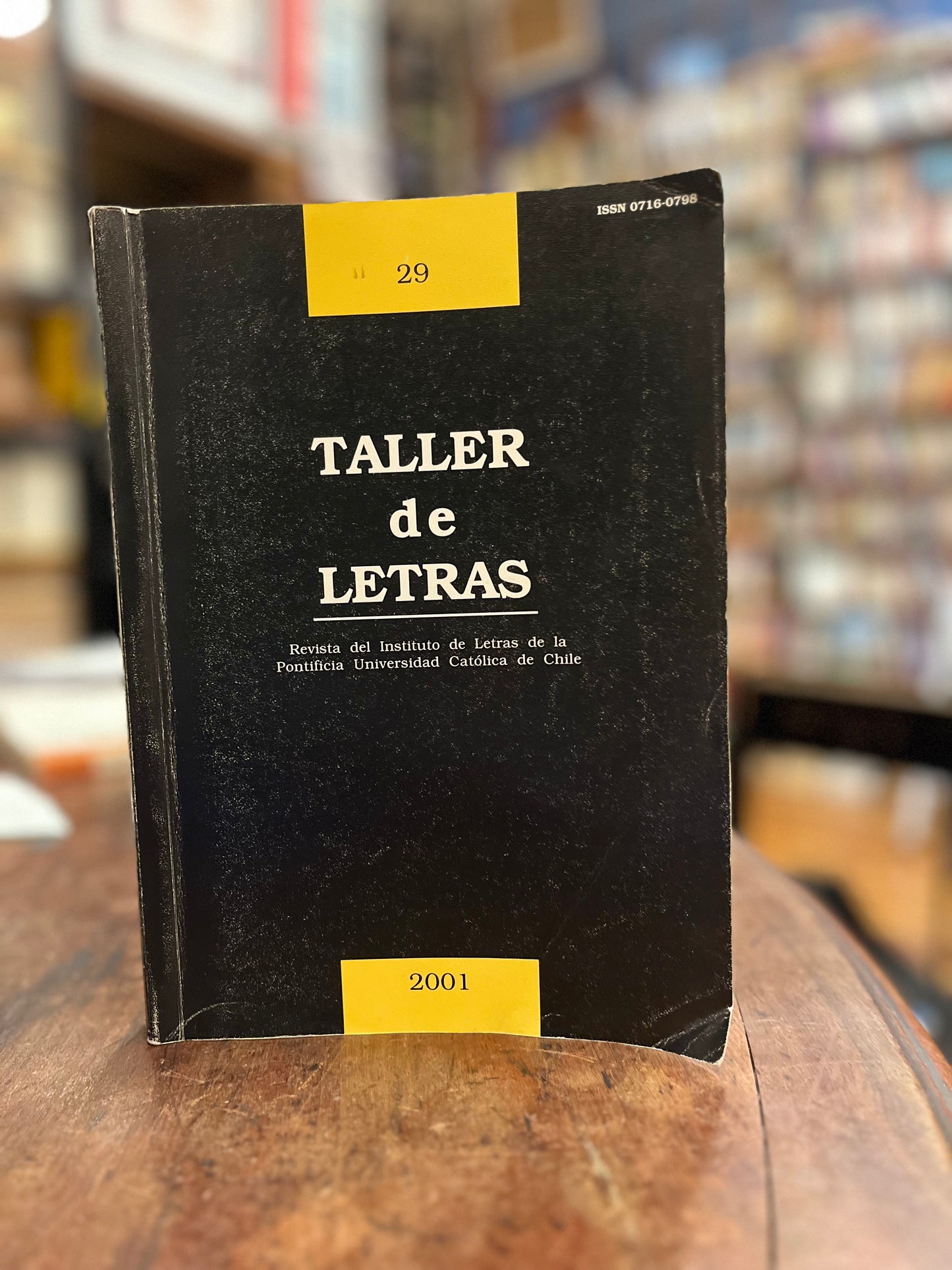 Taller de letras. Revista del instituto de letras N°29