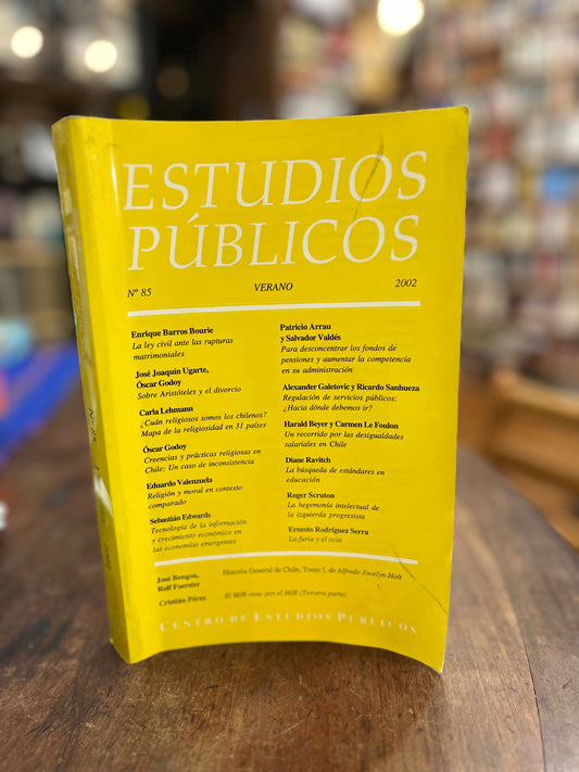 Estudios públicos n°85