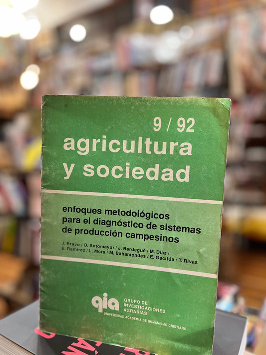 Agricultura y sociedad 9/92
