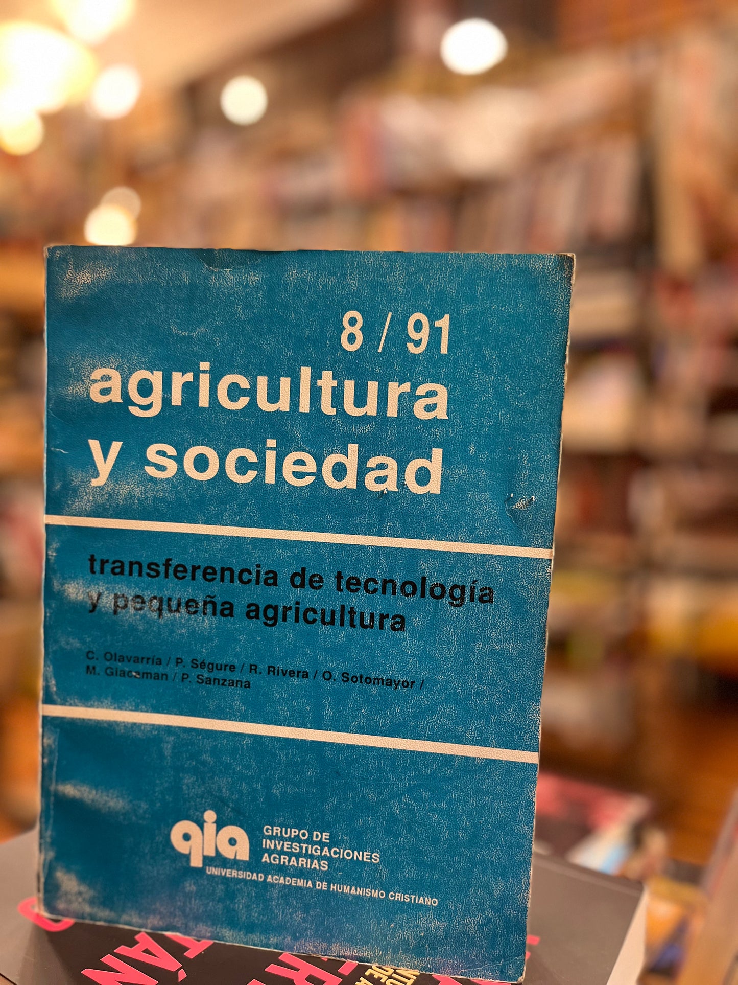 Agricultura y sociedad 8/91